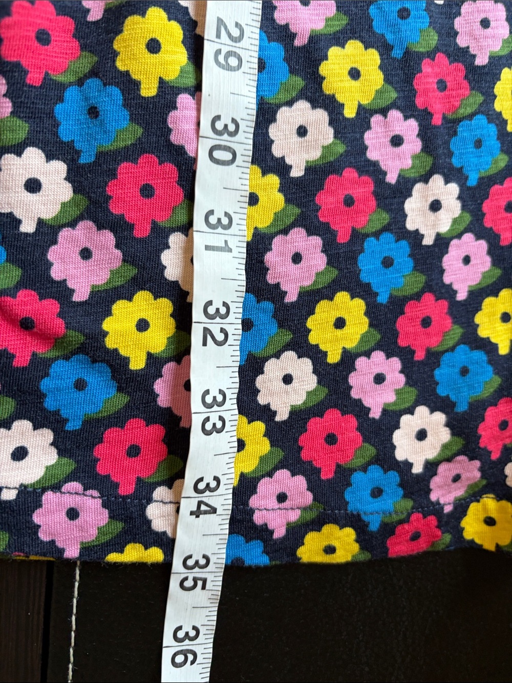 Boden Naomi Relaxed Jersey Dress Multi Pop Daisy Floral Pockets Career Sz 6 - Picture 14 of 15